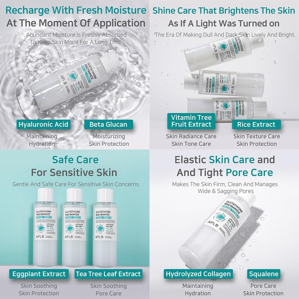 APLB Glutathione Niacinamide Facial Toner (160ml) - Image 8