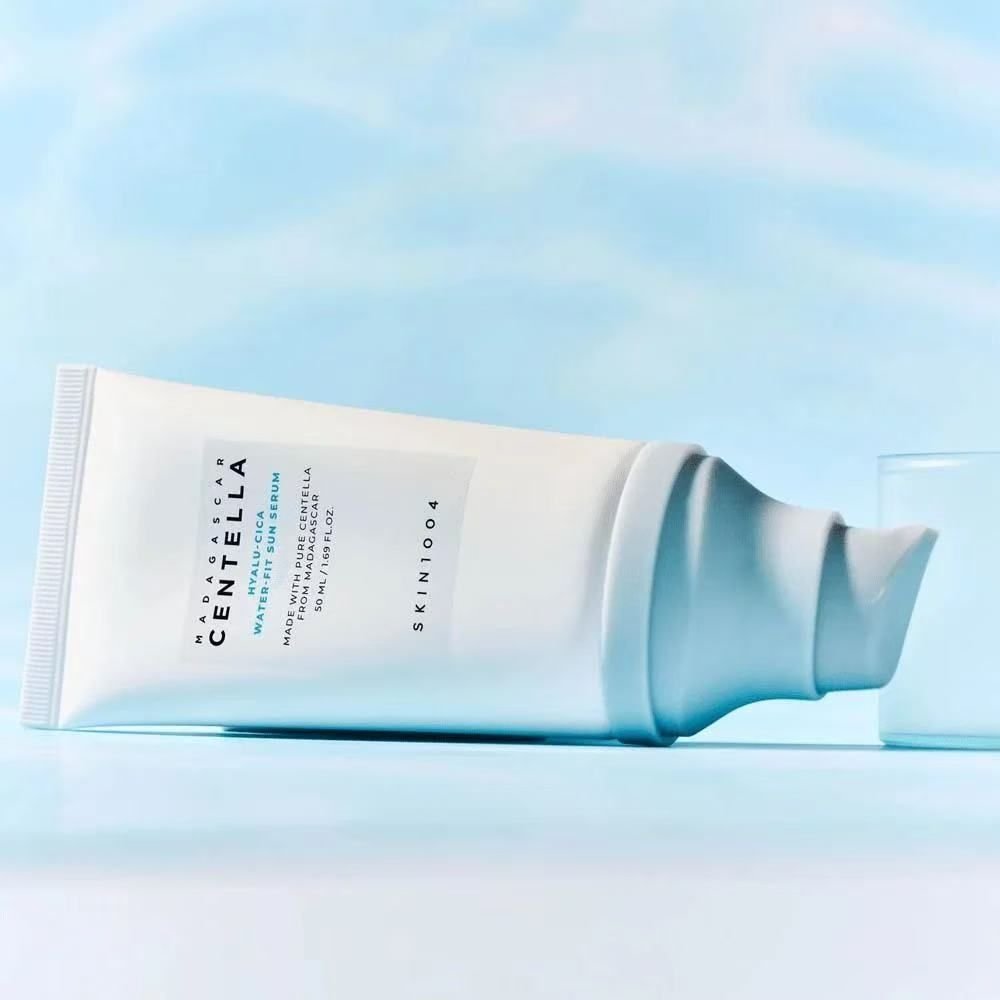 SKIN1004 Madagascar Centella Hyalu Cica Water Fit Sun Serum SPF50+ PA++++ (50mL) - Image 4