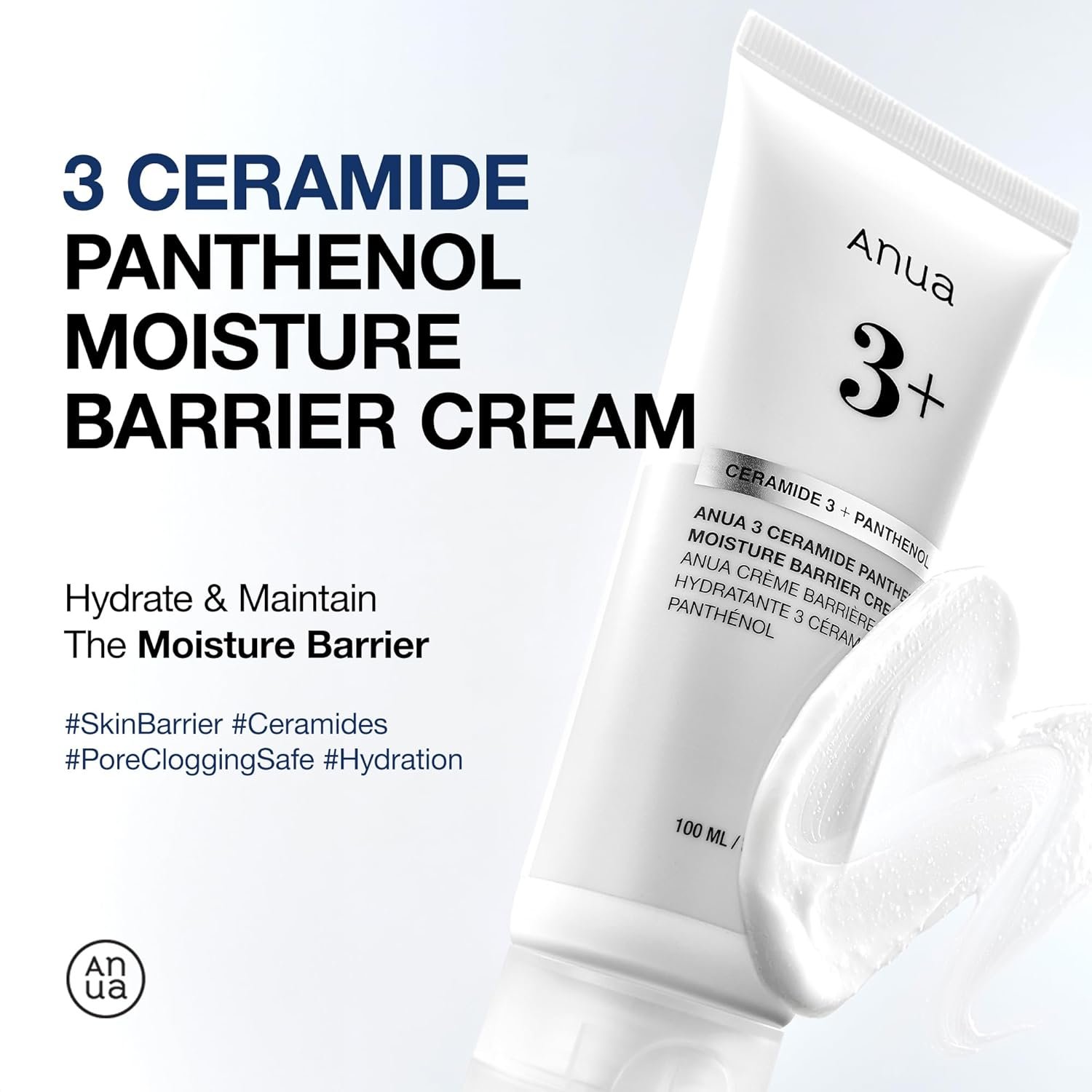 Anua 3 Ceramide Panthenol Moisture Barrier Cream (100mL) - Image 2
