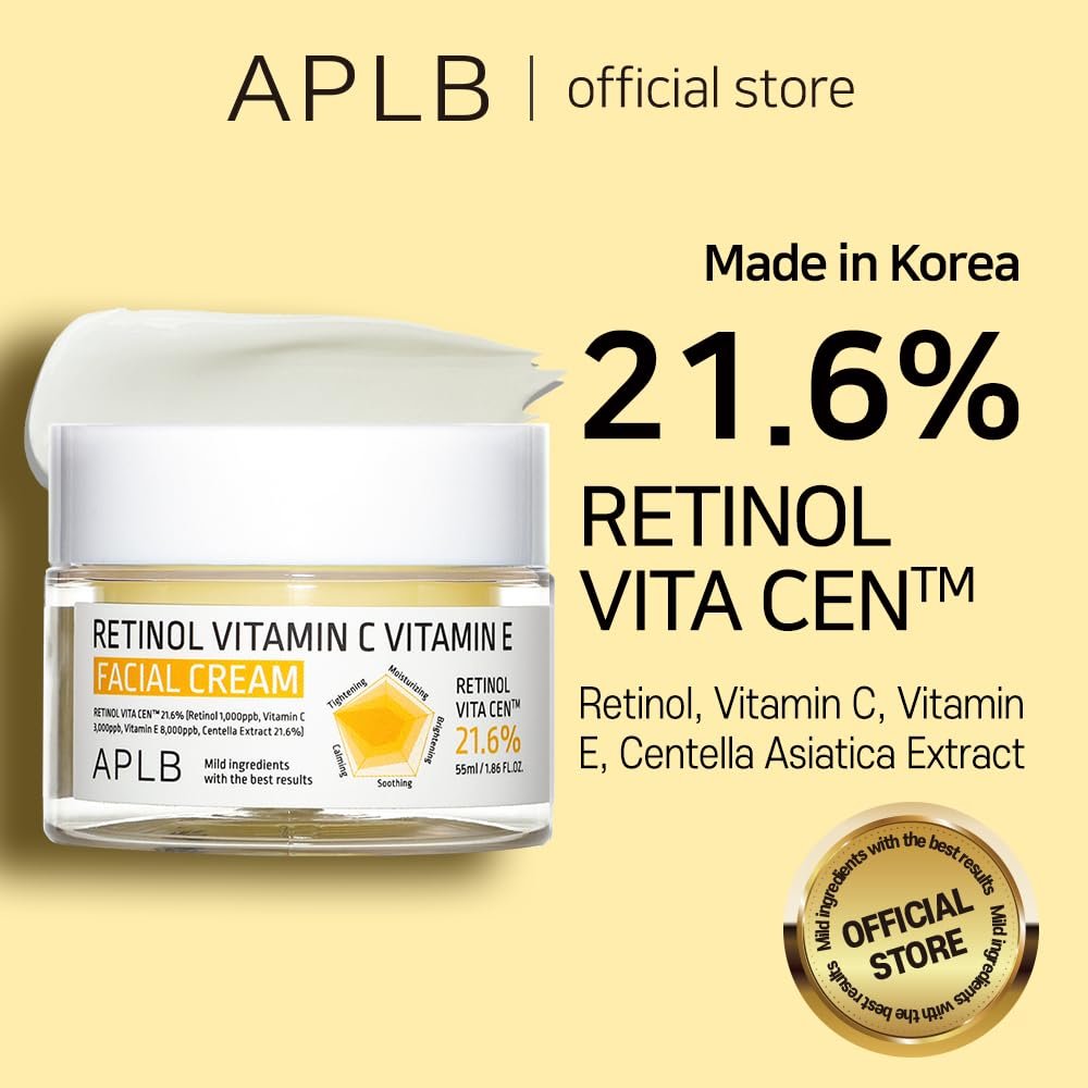 APLB Retinol Vitamin C Vitamin E Facial Cream (55ml) - Image 2