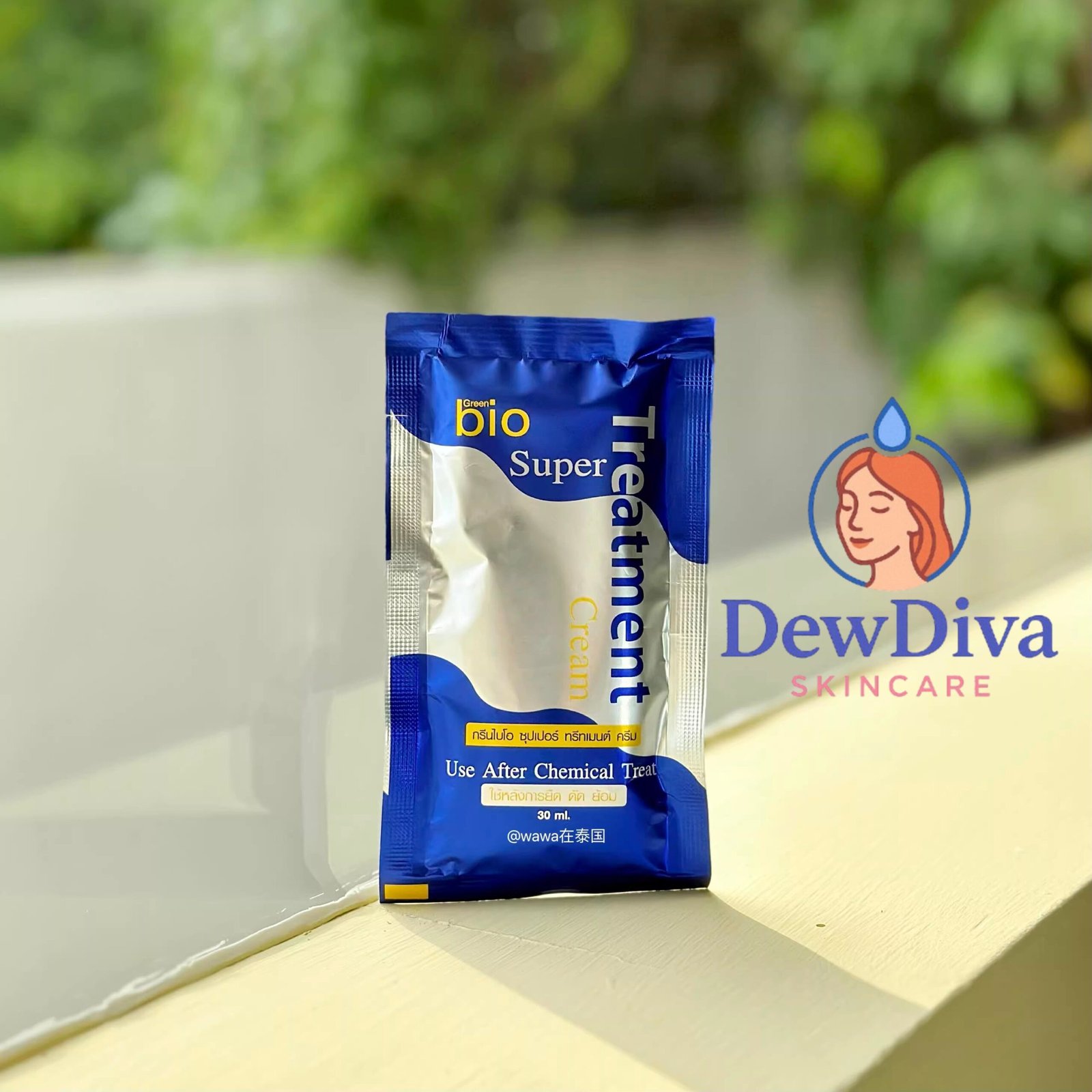 Green Bio Super- Hair Spa Treatment Cream- 30ml- mini - Image 4