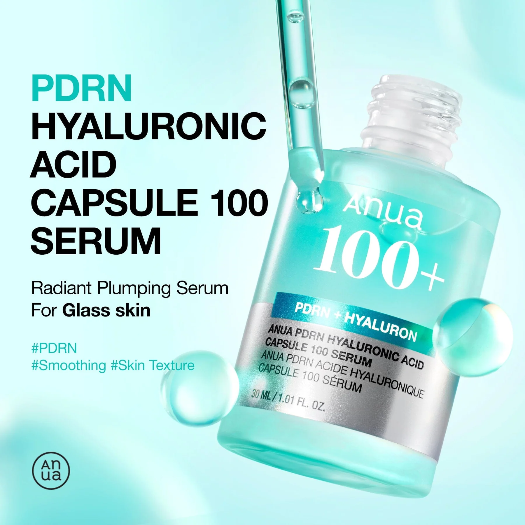 Anua PDRN Hyaluronic Acid Capsule 100 Serum (30mL) - Image 2