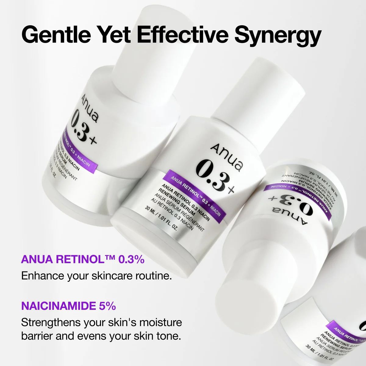 Anua Nano Retinol 0.3% + Niacin Renewing Serum (30mL) - Image 3