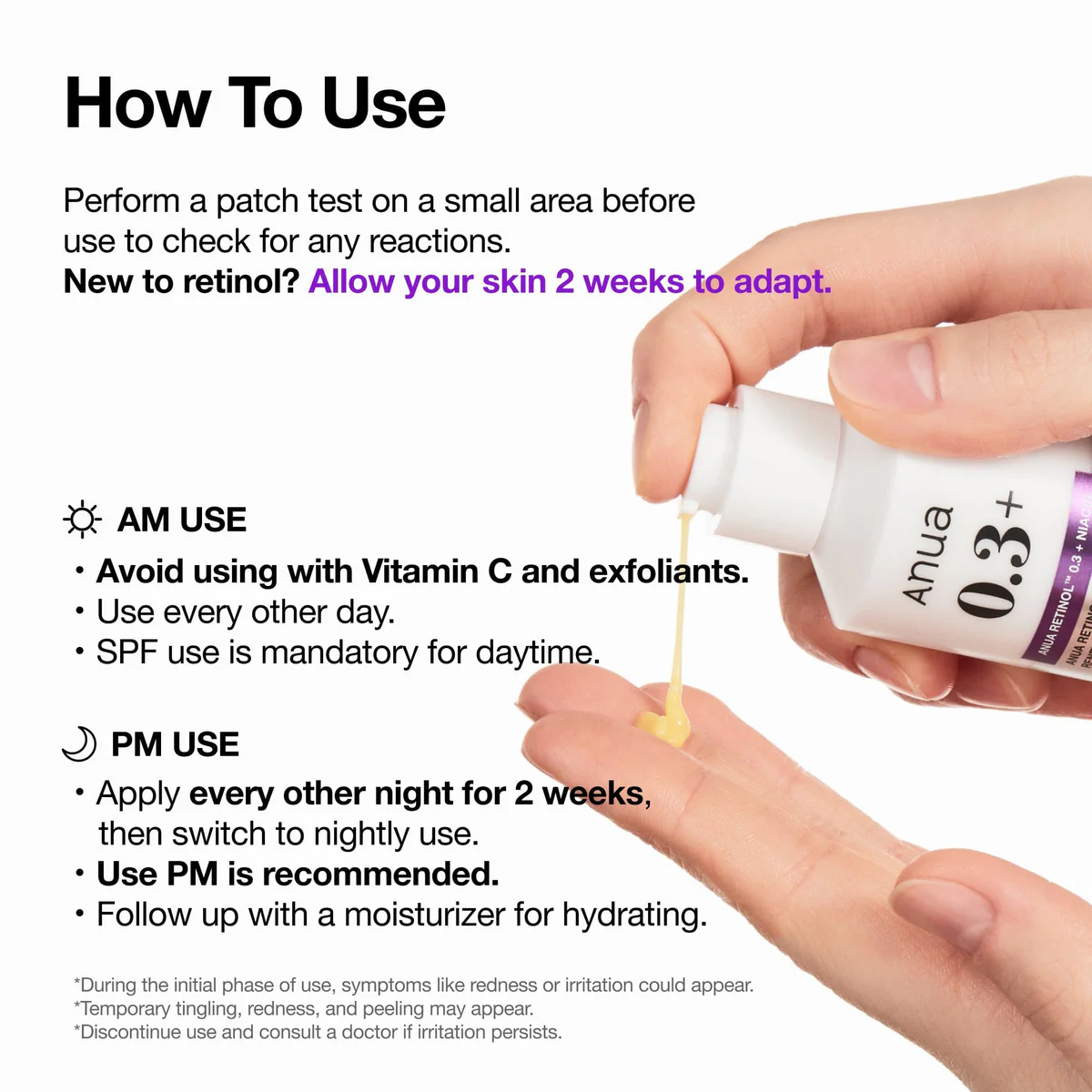 Anua Nano Retinol 0.3% + Niacin Renewing Serum (30mL) - Image 7