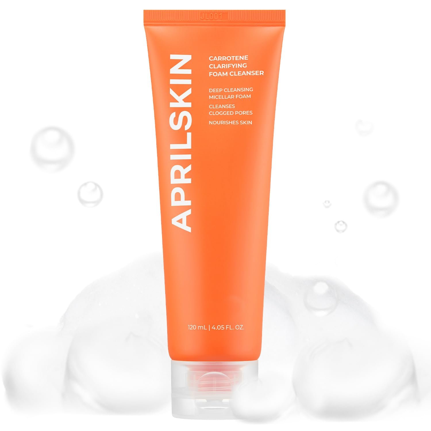 APRILSKIN Real Carrotene Acne Foam Cleanser (120ml)