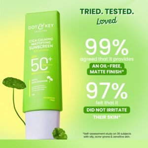 Alternative view of Dot & Key Cica Calming Mattifying Sunscreen SPF50+ PA+++ (80gm)