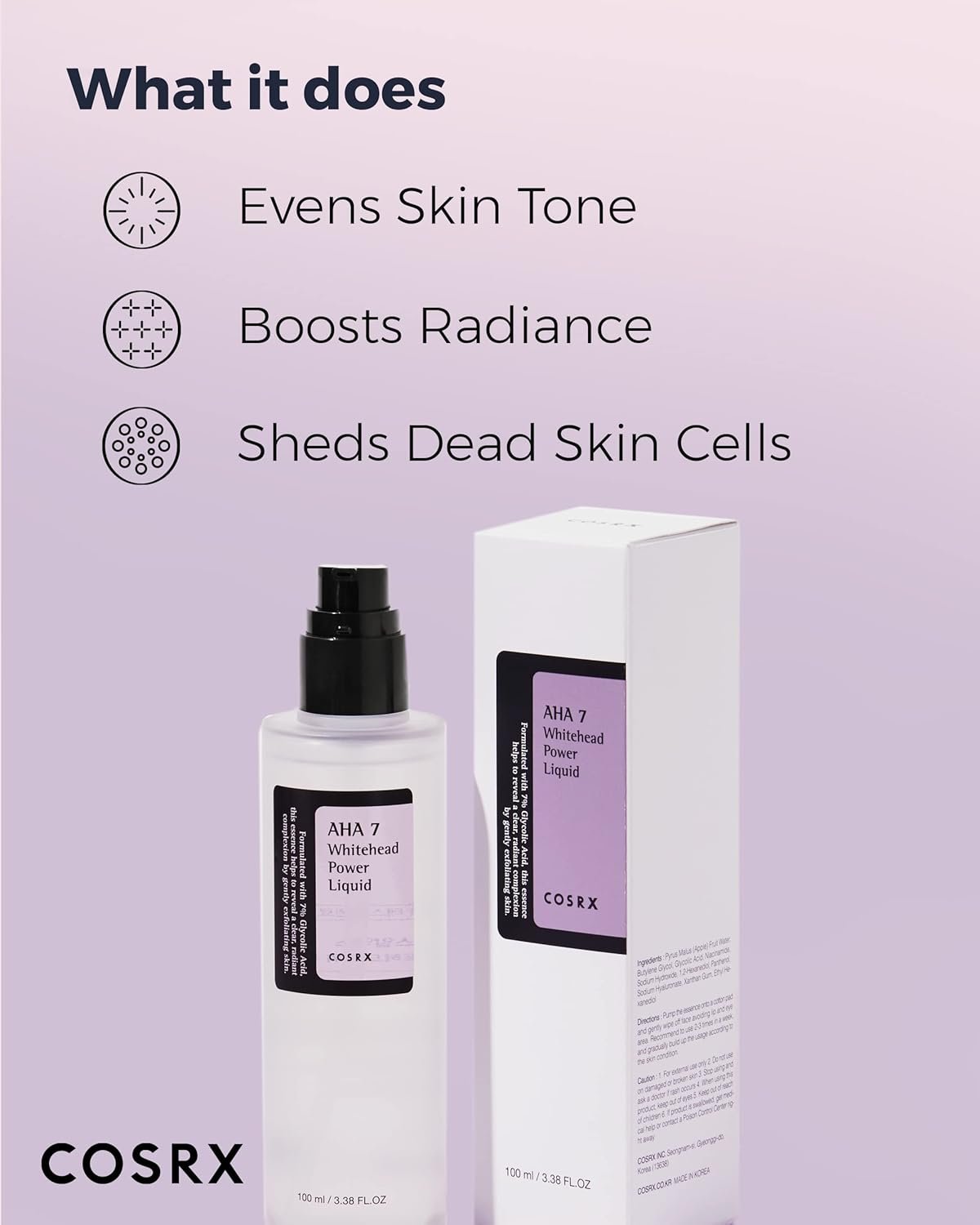 COSRX AHA 7 Whitehead Power Liquid (100ml) - Image 5